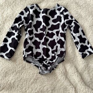 Cow Print Kids One Piece